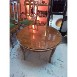 TABLE DE SALON PLATEAU VERRE 