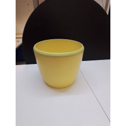 CACHE POT JAUNE 