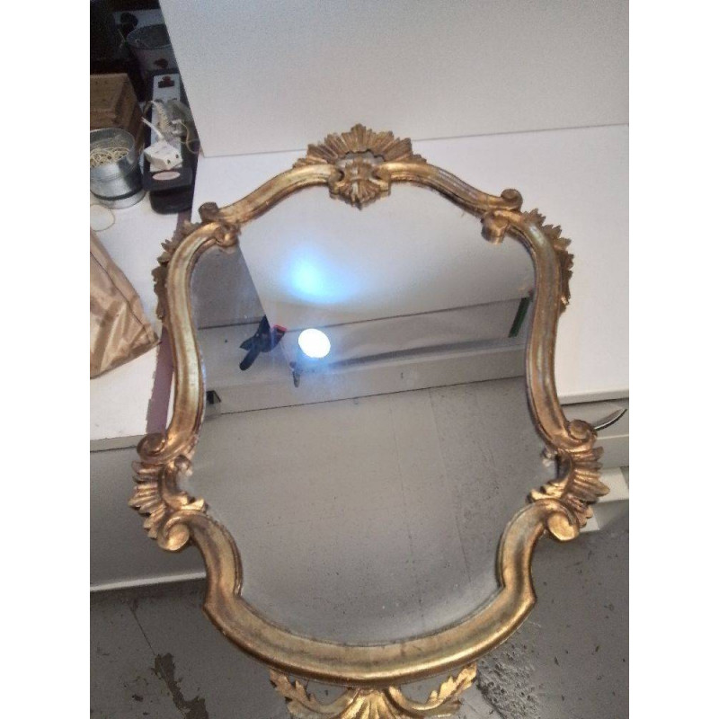 MIROIR ANCIEN BORD DORE