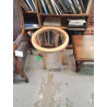 TABLE BASSE 3 PIED BOIS ET VERRE