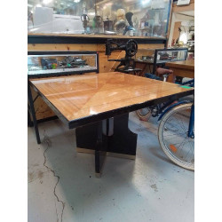 TABLE CARREE ART DECO 