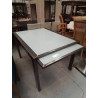 TABLE EN VERRE AVEC ALLONGES 