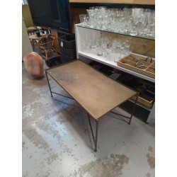 TABLE BASSE METAL 