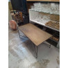 TABLE BASSE METAL 