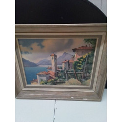 PEINTURE PROVENÇALE SCENE...