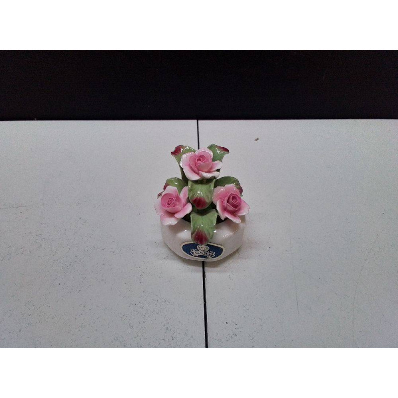 DÉCORATION FLEURS PORCELAINE ANGLAISE AYNSLEY