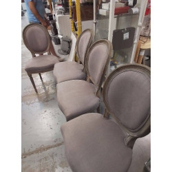 LOT DE 4 CHAISES STYLE...