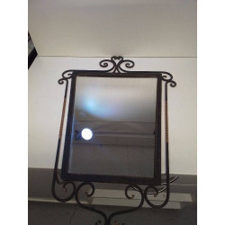 MIROIR FER FORGÉ 