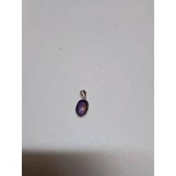 PENDENTIF ARGENT ET PIERRE