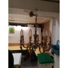 LUSTRE 8 FEUX LAITON 