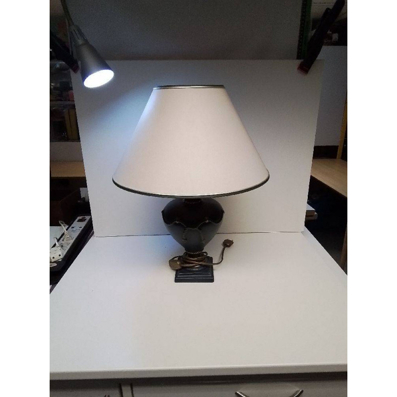 LAMPE A POSER CÉRAMIQUE BLEU