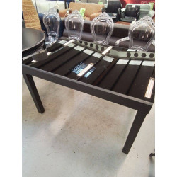 TABLE METAL ET VERRE AVEC...