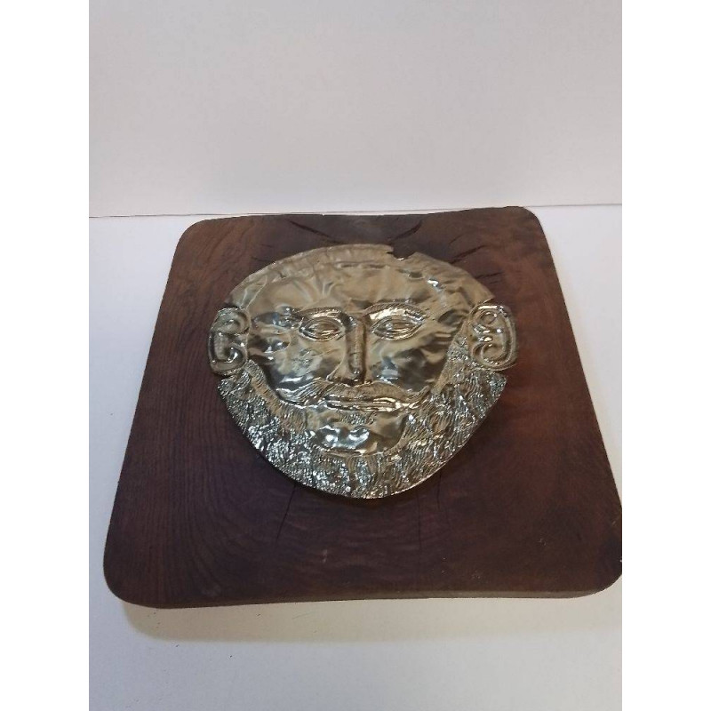 DECORATION BOIS METAL VISAGE