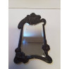 MIROIR ART NOUVEAU VERRE BISEAUTÉ 