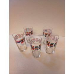 LOT DE VERRES COUPE DU MONDE 