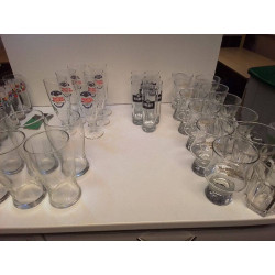 LOT DE VERRES PUBLICITAIRE 