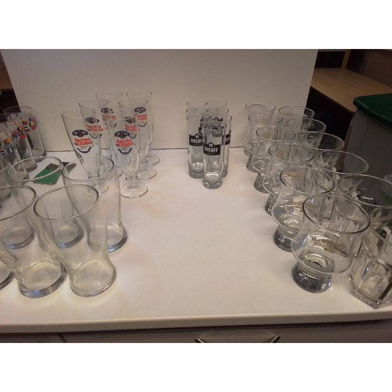 LOT DE VERRES PUBLICITAIRE 