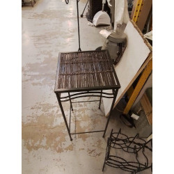 SELLETTE METAL ET BOIS 