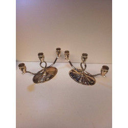 PAIRE DE CHANDELIERS 
