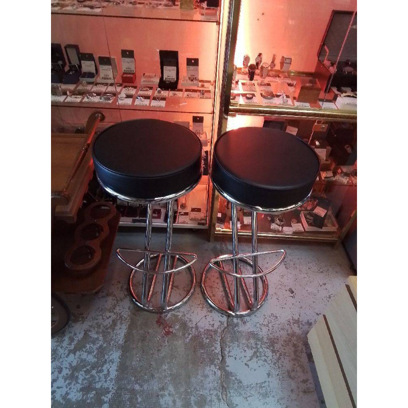 TABOURET METAL ET SIMILI LA PIECE