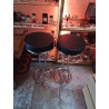 TABOURET METAL ET SIMILI LA PIECE