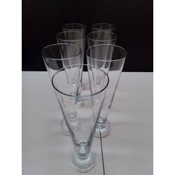LOT VERRES TULIPES 