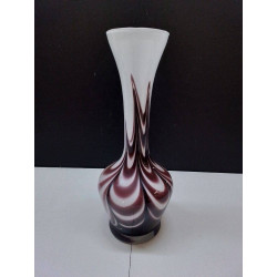 VASE OPALINE MARBRÉ 