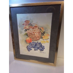 AQUARELLE NATURE MORTE 