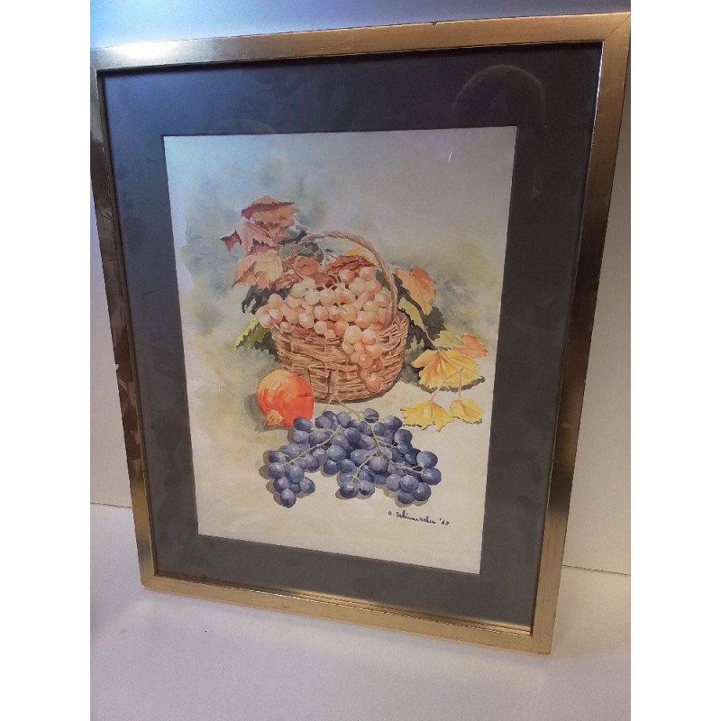 AQUARELLE NATURE MORTE 