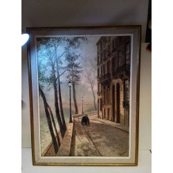 HUILE SUR TOILE SIGNÉE...
