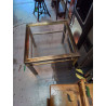 TABLE BASSE CARREE PLATEAUX VERRE