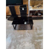 TABLE BASSE VERRE NOIRE
