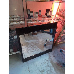 MIROIR LAQUÉ NOIR 