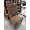 FAUTEUIL ANCIEN A DOSSIER HAUT 