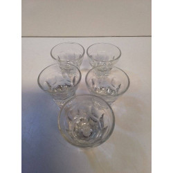 LOT VERRES DIGESTIF BACCARAT 