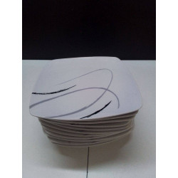 LOT D\'ASSIETTES BLANCHE 