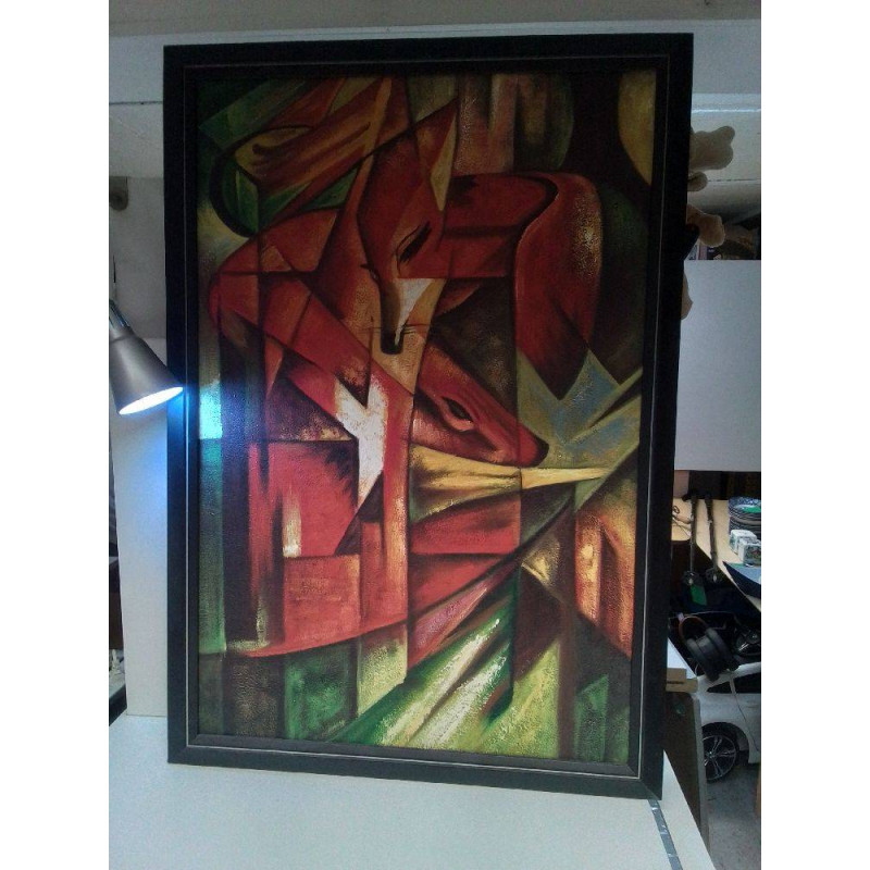 REPRODUCTION PEINTE FRANZ MARC.