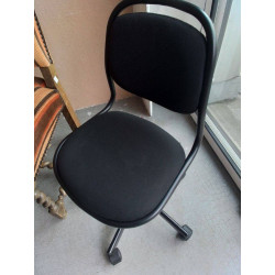 CHAISE DE BUREAU NOIR 