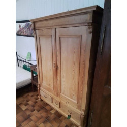 ARMOIRE 2 PORTES 3 TIROIRS...