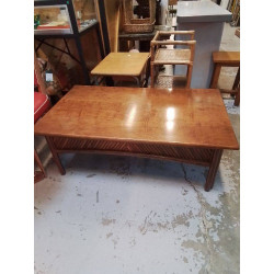 TABLE BASSE BOIS ET BAMBOO 