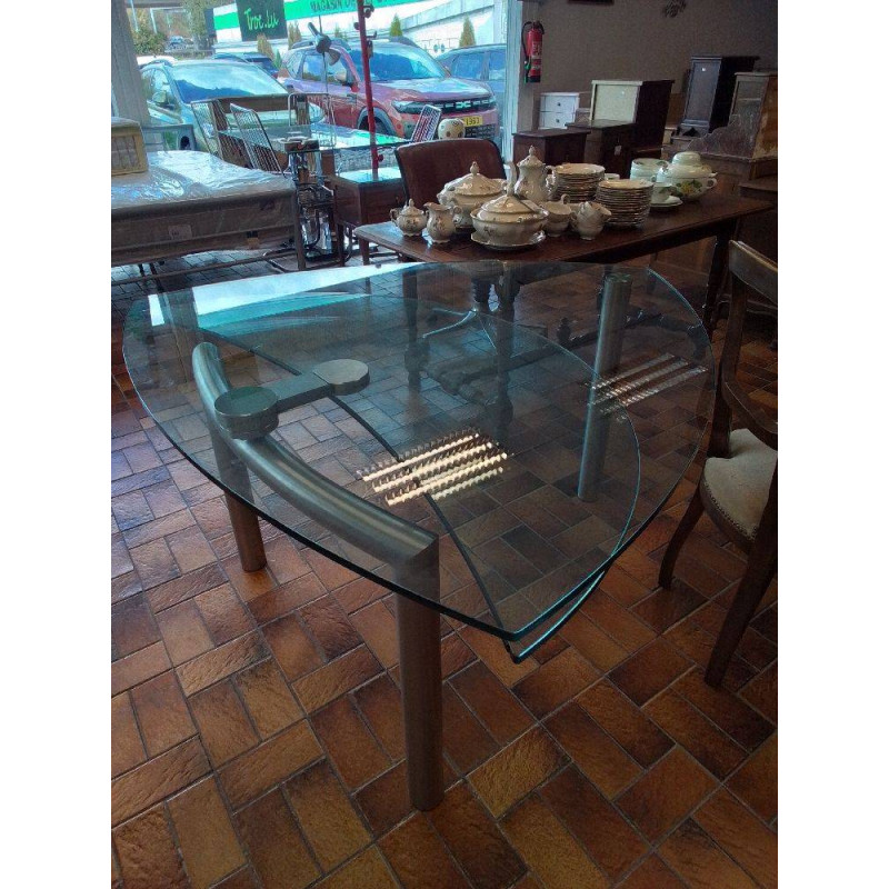 TABLE PLATEAU VERRE 