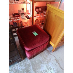 POUF ROUGE