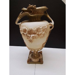 VASE ART NOUVEAU BISCUIT À...