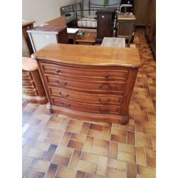 COMMODE 3 TIROIRS EN MERISIER