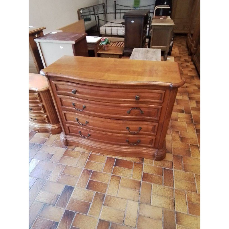 COMMODE 3 TIROIRS EN MERISIER