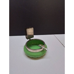 CENDRIER VINTAGE VERT 