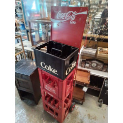 DISPLAY COCA-COLA + CAISSES 