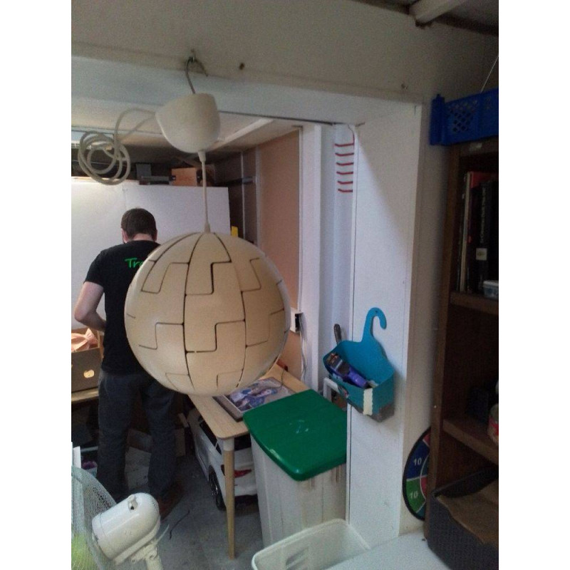 SUSPENSION BOULE BLANCHE