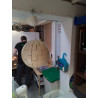 SUSPENSION BOULE BLANCHE