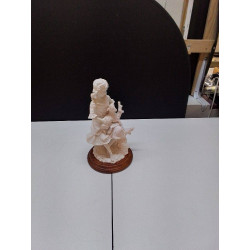 STATUETTE JEUNE FILLE AU...